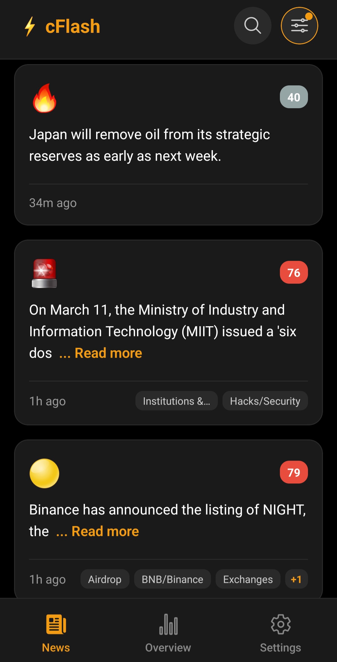cFlash App - News Details